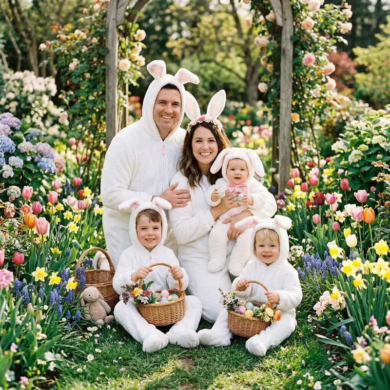 Easter Bunny Family